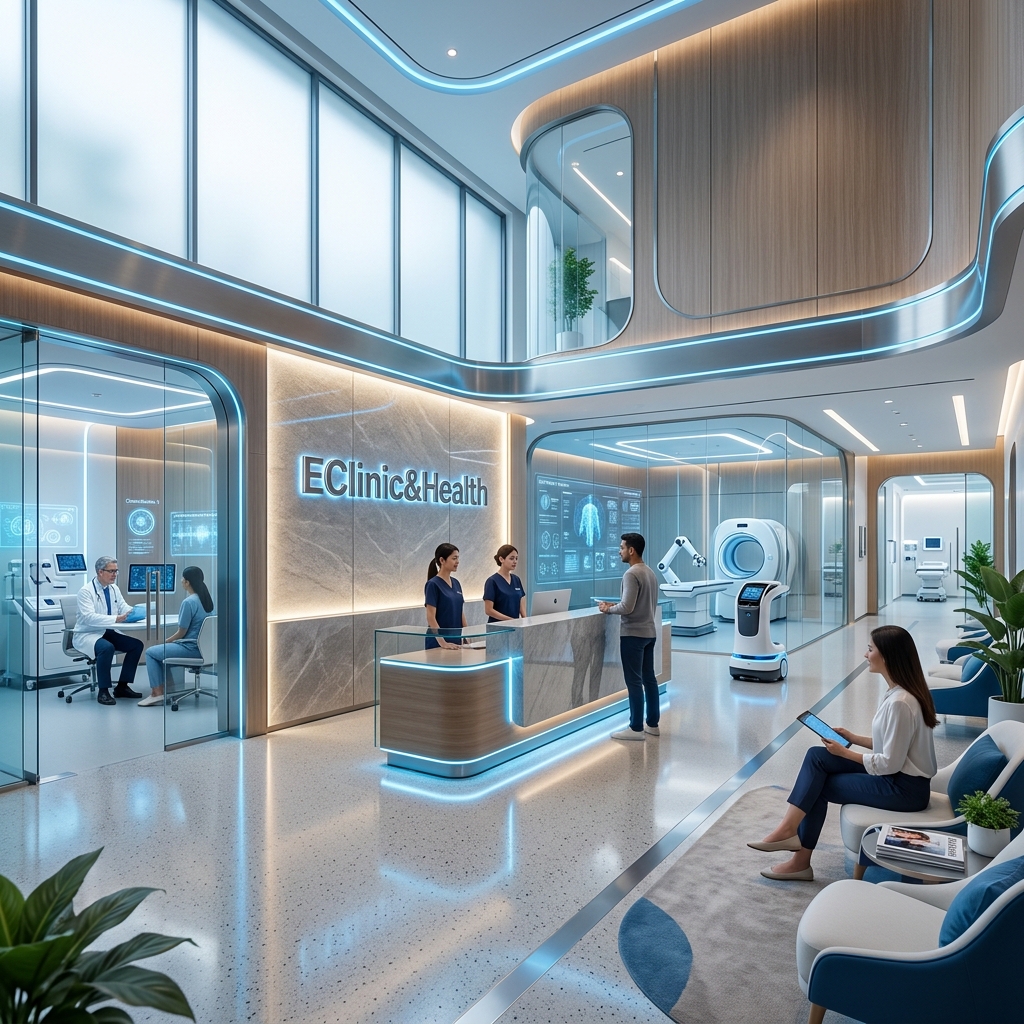 Futuristic Medical Clinic